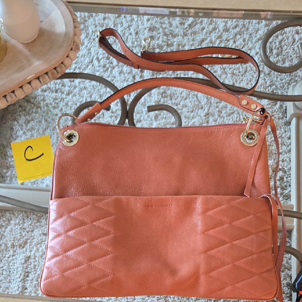 Aimee Kestenberg Coral Handbag New Without Tags